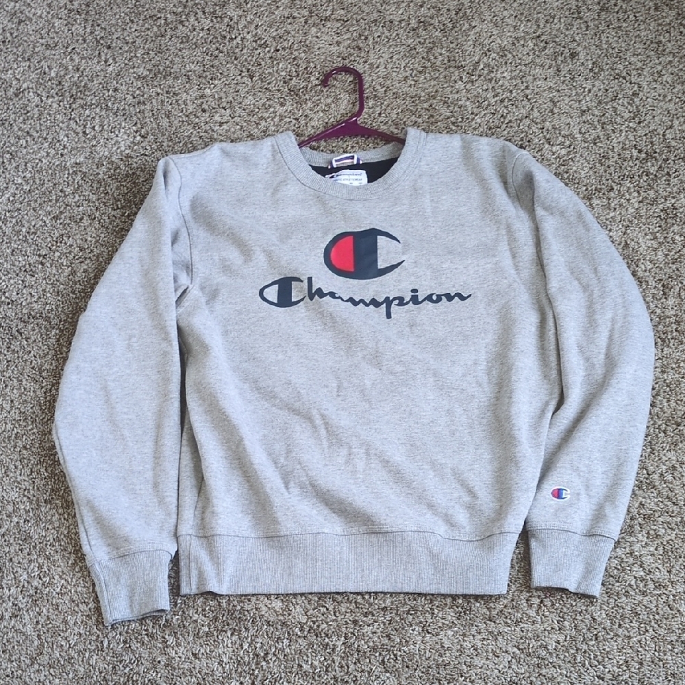 Vintage Champion Reverse Weave Crew neck Gray Medium
